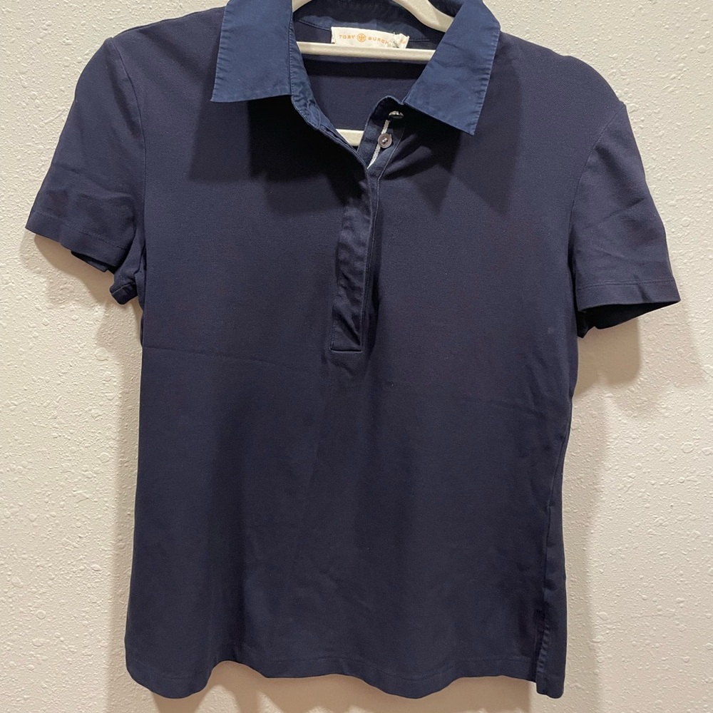 Tory Burch Navy Blue Shirt